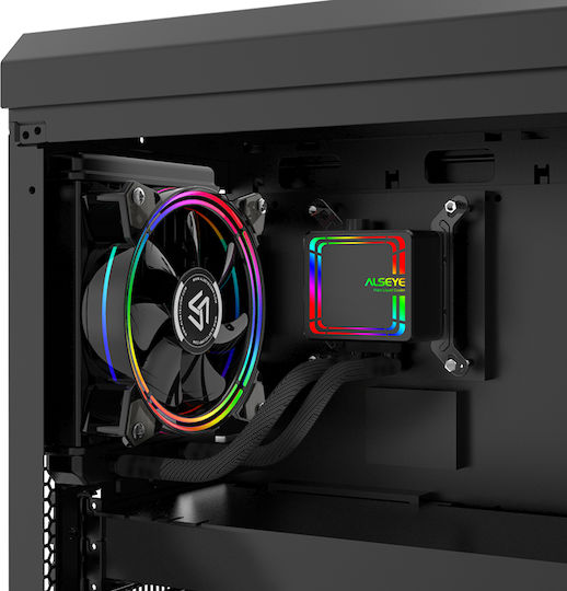 Alseye H120 RGB (v1) CPU Water Cooling Single Fan 120mm for Socket AM4/1200/115x