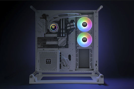 Thermaltake TH240 V2 ARGB Sync v2 Υδρόψυξη AIO CPU με 2 Ανεμιστήρες 120mm Λευκή