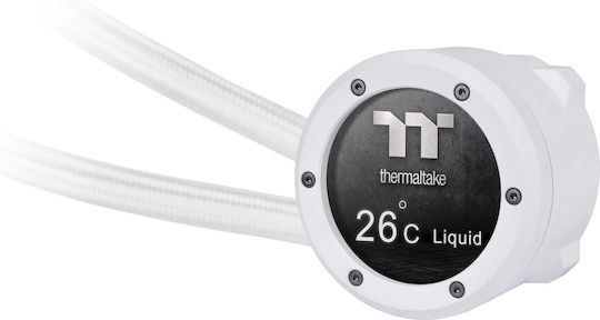 Thermaltake TH280 V2 Ultra Snow Edition v2 Υδρόψυξη AIO CPU με 2 Ανεμιστήρες 140mm και ARGB Φωτισμό Λευκή