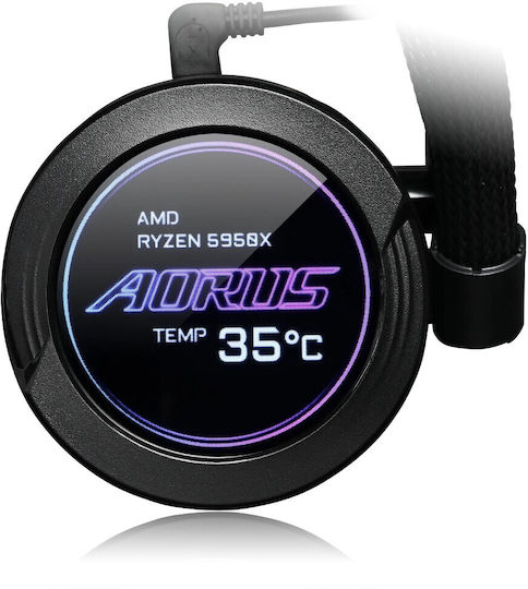 Gigabyte Aorus Waterforce X II 240 Water Cooling AIO CPU With 2 120mm Fans And ARGB Lighting