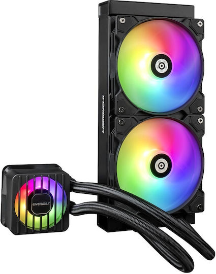 Enermax LIQMAXFLO 240 Υδρόψυξη AIO CPU με 2 Ανεμιστήρες 120mm και ARGB Φωτισμό