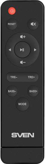 Sven SPS-725 Ασύρματα Ηχεία Υπολογιστή 2.0 με Bluetooth και Ισχύ 50W Μαύρα