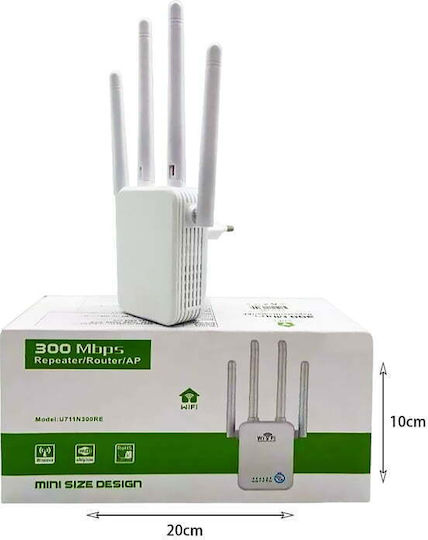 U7AC1200RE WiFi Extender Dualband (2,4 & 5 GHz) 1200Mbps