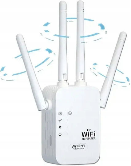 EL142-1200M Удължител на WiFi Двулентов (2.4 и 5GHz) 1200Mbps с 2 Ethernet