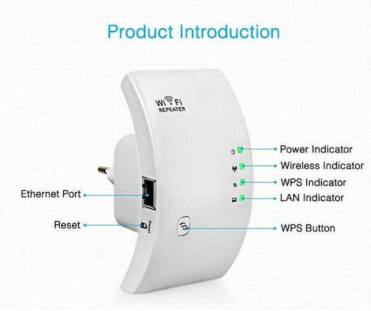 WR101000 Wi-Fi Verstärker Einzelband (2,4 GHz) 300 Mbit/s