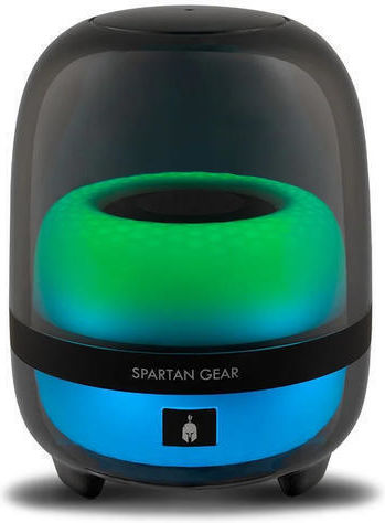 Spartan Gear Alcman Large 2.0 Speakers with RGB and Bluetooth Black