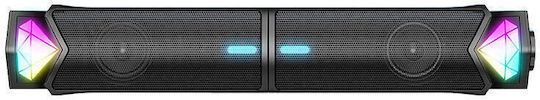 Onikuma L1 2.0 Speakers with RGB and Bluetooth 5W Black