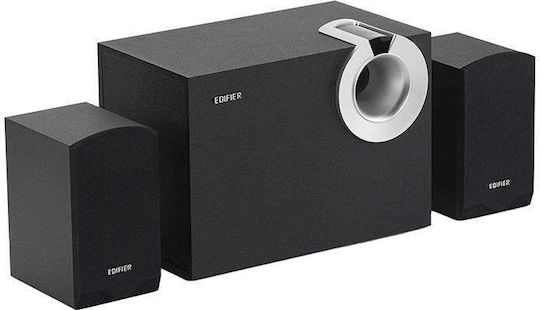 Edifier M206BT Ηχεία Υπολογιστή 2.1 με Bluetooth και Ισχύ 34W Μαύρα