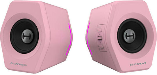 Edifier G2000 RGB 2.0 Wireless Speakers with RGB and Bluetooth 32W Pink