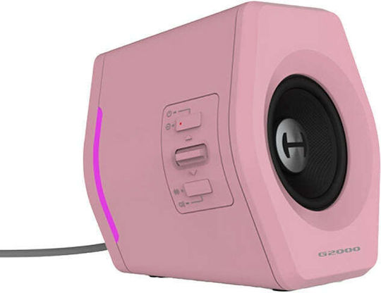Edifier G2000 RGB 2.0 Wireless Speakers with RGB and Bluetooth 32W Pink