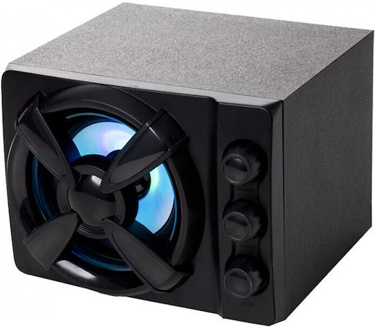 Spacer SPB Thunder Ηχεία Υπολογιστή 2.1 με RGB Φωτισμό και Ισχύ 11W Μαύρα