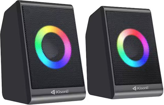 Kisonli X12 2.0 Speakers 3W Black