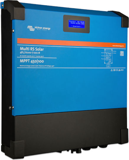 Victron Energy Multi RS Solar 48/6000/100-450/100 Pure Sine Wave Power Inverter 6000W with Input Voltage 48V Single Phase PMR482602020