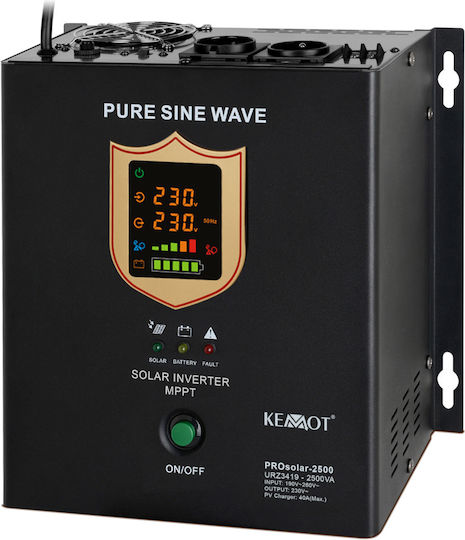 Kemot ProSolar-2500 Pure Sine Wave Power Inverter 2500W with Input Voltage 24V Single Phase URZ3419