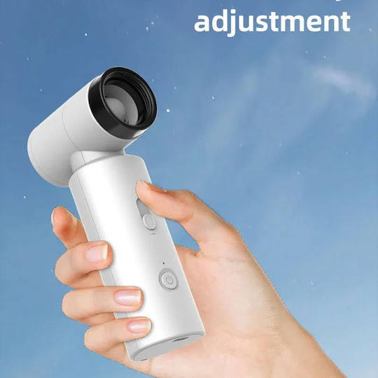 Techsuit Ανεμιστηράκι Χειρός USB Επαναφορτιζόμενο 4500mAh Χωρίς Πτερύγια Μπλε