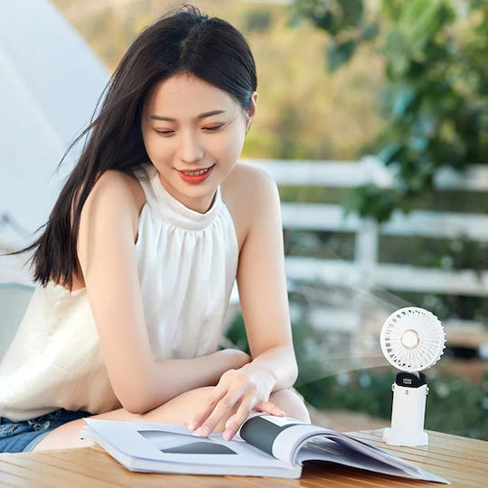 Techsuit USB Handheld Folding Fan Green N15