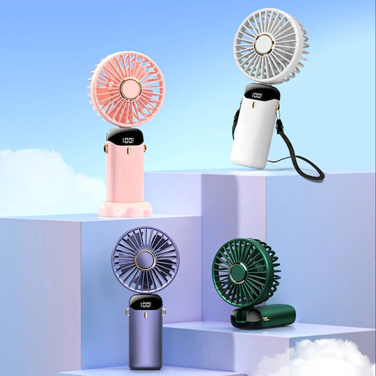 Techsuit N15 Fan Handheld USB Rosa