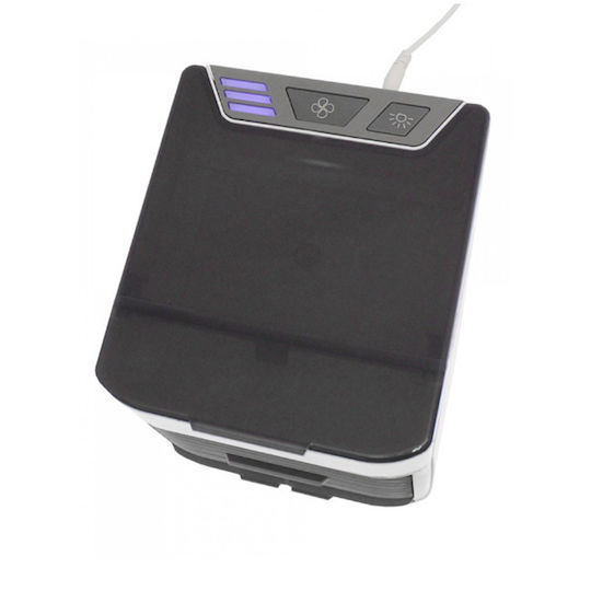 Auto Gs Ultra Mini Air Conditioner USB with Water and Lighting 10W Silver
