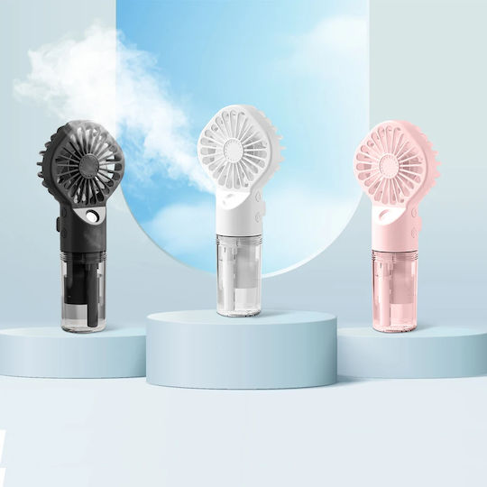 Techsuit Handheld Fan USB with Water Pink