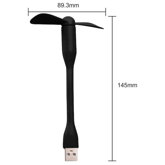 Techsuit Tuf1 Вентилатор USB 2W Черен