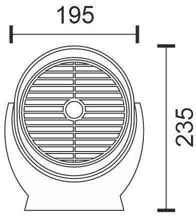 Spot Light USB Ventilator 4W Weiß 3277