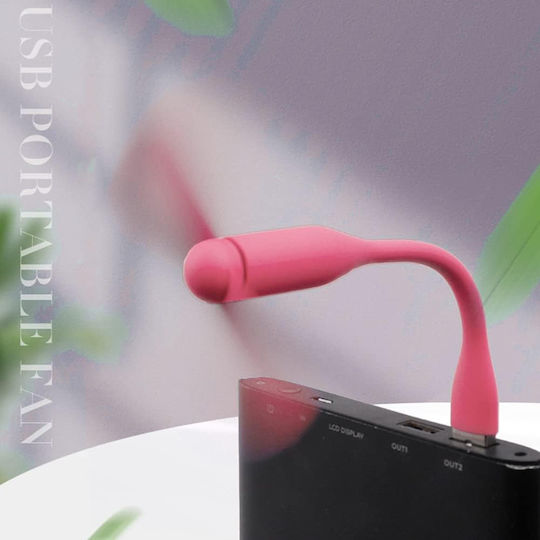Techsuit Tuf1 Mini Klimaanlagen & Ventilatoren USB Fan Rosa