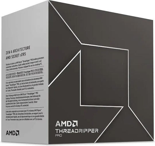 AMD Ryzen Threadripper Pro 7965WX 4.2GHz Επεξεργαστής 24 Πυρήνων για Socket sTR5 Tray