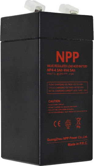Npp NPP MK4-4.5NPP Μπαταρία UPS με Χωρητικότητα 4.5Ah και Τάση 4V