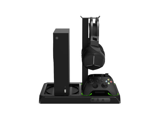 Imp Tech Dlx Multi Function Charger Tower Stație de încărcare pentru 1 controller XBOX / Xbox Series X/S cu iluminare LED Negru