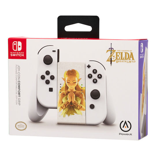 PowerA Hand Grip Χειριστηρίου για Switch σε Λευκό χρώμα