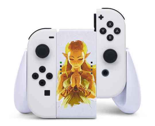PowerA Hand Grip Χειριστηρίου για Switch σε Λευκό χρώμα