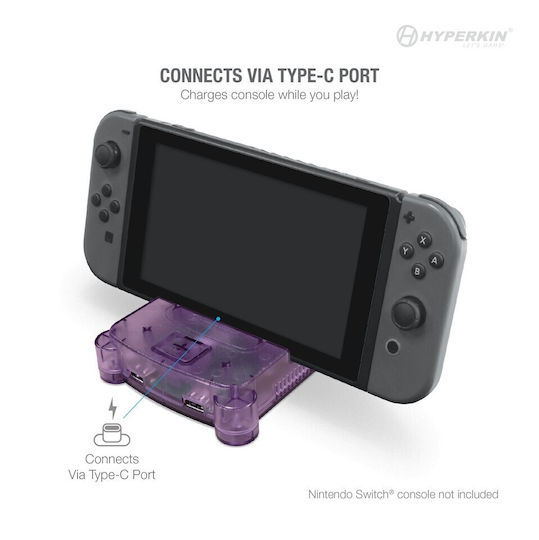 Hyperkin Retron S64 Konsole Dock Switch Lila Nintendo Switch