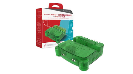 Hyperkin Retron S64 Konsole Dock Switch Limettengrün Nintendo Switch