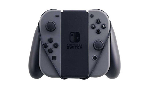 Floating Grip Smart Wall Mount Joy-Con Charging Station for 2 controllers Switch Black