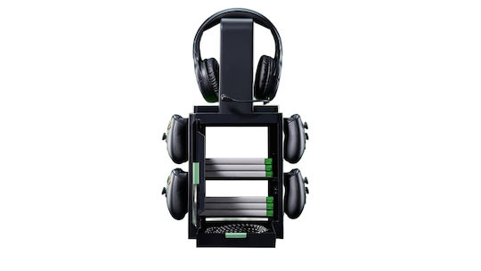 Numskull Official Stație de încărcare pentru 4 controllere cu iluminare LED Negru