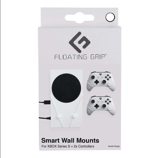 Floating Grip Wall Mount Bundle & 2x Controllers Βάση Φόρτισης για 2 χειριστήρια Xbox Series X/S Λευκή