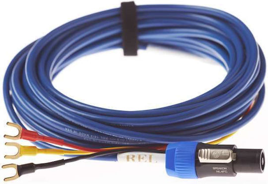 Rel Acoustics Bass Line Καλώδιο Ηχείου Spade - Speakon male 10m (18360)