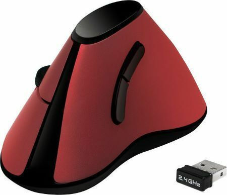 LogiLink TI020 Wireless Ergonomic Vertical Mouse Red