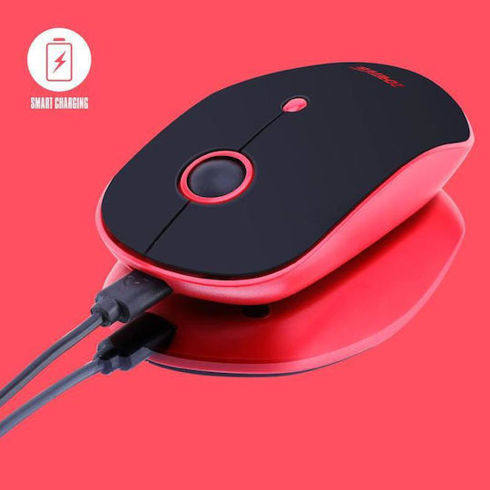 Zornwee W880 Ασύρματο Ποντίκι Black/Red