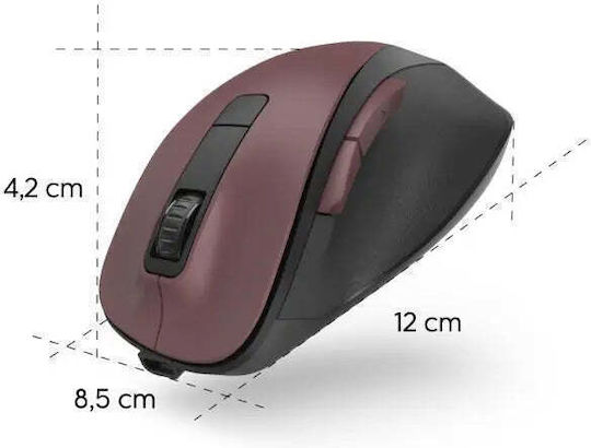 HAMA MW-500 Wireless Mouse Bordeaux