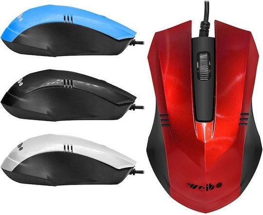 Weibo FC-201 Wired Mouse Black