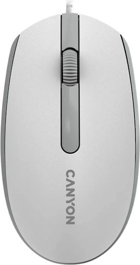 Canyon M-10 Verkabelt Maus White Grey