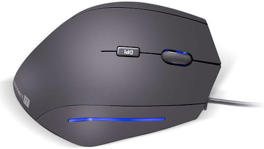 Connect IT CMO-2500 Ενσύρματο Εργονομικό Ποντίκι Μαύρο