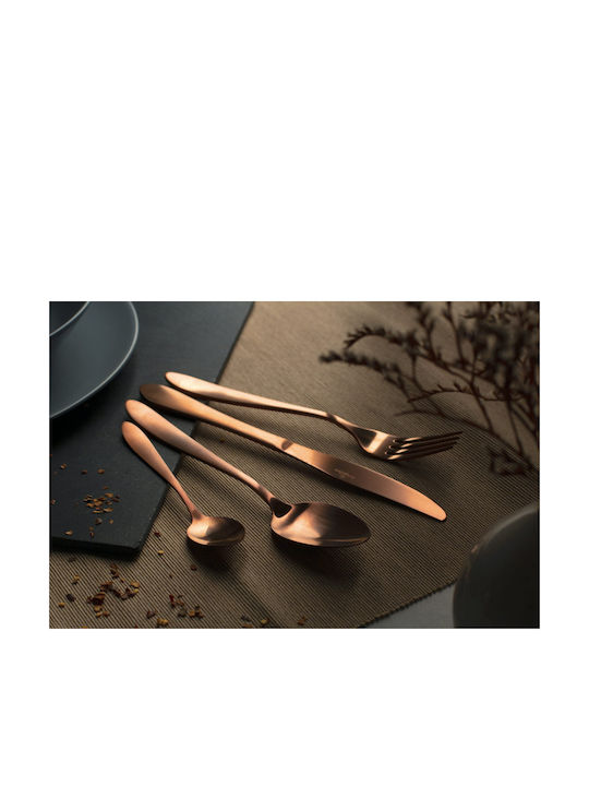 Berlinger Haus Satin Line Σετ Μαχαιροπίρουνα Rose Gold Collection 24τμχ