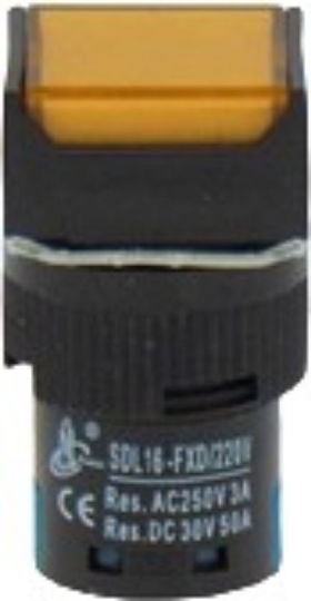 LED Anzeigelampe Gelb 10Stück 02.011.0115