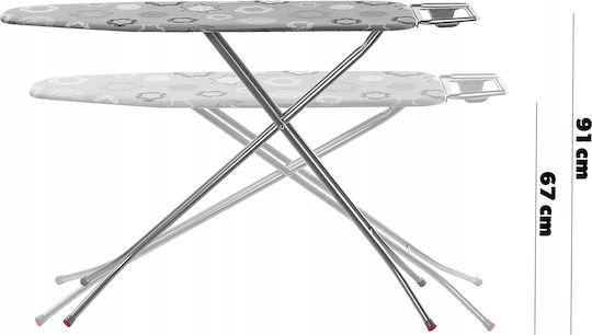 Kadax Kadax Foldable Ironing Board for Steam Iron 120x38cm