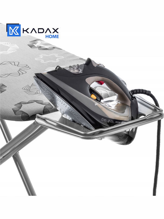 Kadax Masă de Călcat Pentru Fierul de Călcat cu Aburi Compactă 120x38cm