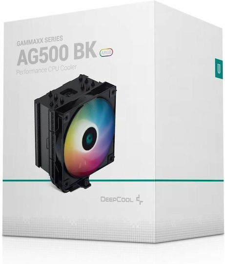 Deepcool AG500 CPU Cooling Fan with ARGB for AM4/AM5/1200/115x/1700 Socket