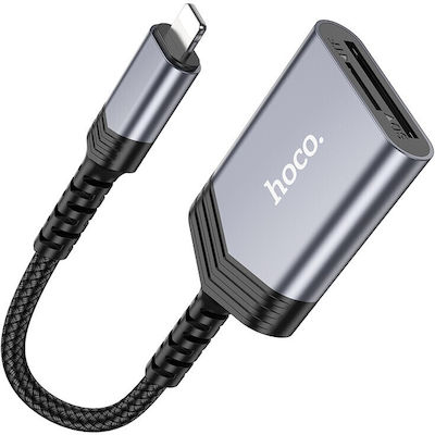 Hoco Ua25 Card Reader Lightning for /S/D/ / / / / / Gray