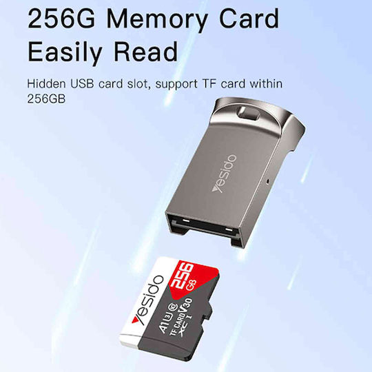 Yesido Gs20 Kartenleser USB 2.0 für / /m/i/c/r/o/S/D/ / / / / Gray